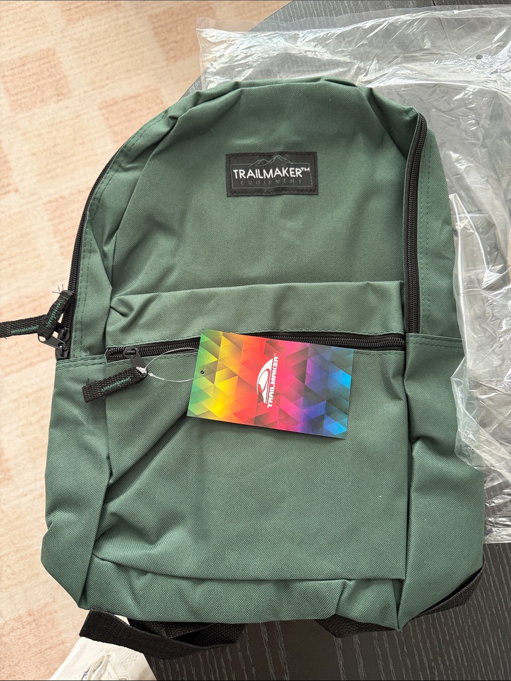 Green Everyday Backpack for unisex